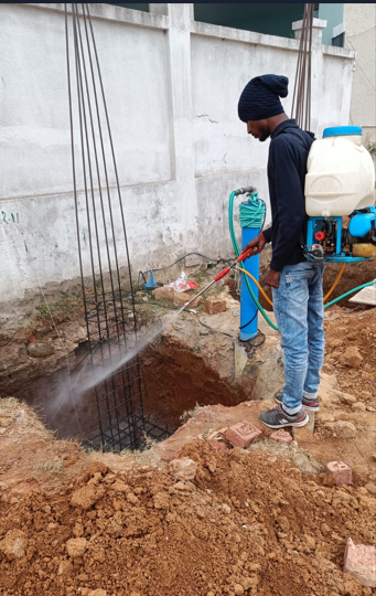 Porous pipe termite treatment – Phori, Jharkhand